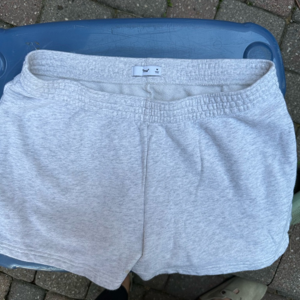 TNA Gray Athletic Shorts Soft and Comfortable